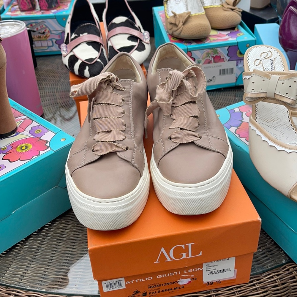 AGL sneakers with pearl detail